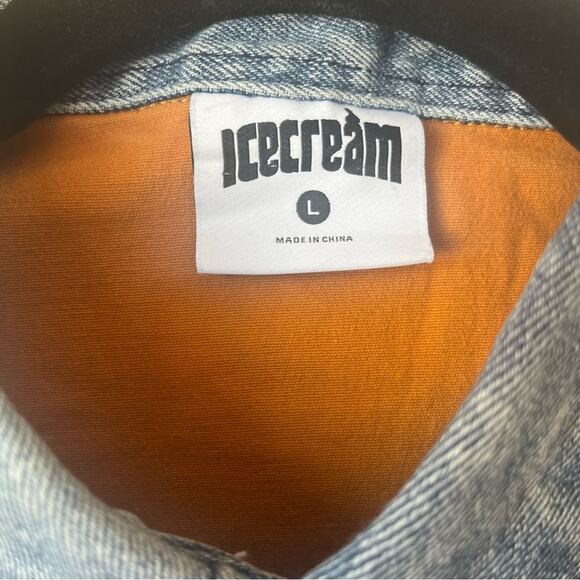 Billionaire Boys Club Ice Cream Warped plaid Button up Size Small - Picture 3 of 3